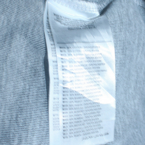 Nike Men's Grey & Black 1/2 Zip Logo Hoodie Size L Regular Fit