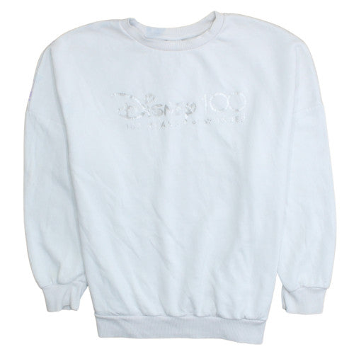 Disney 100 at George White Sweatshirt Women L 16-18 Pullover Crew Neck