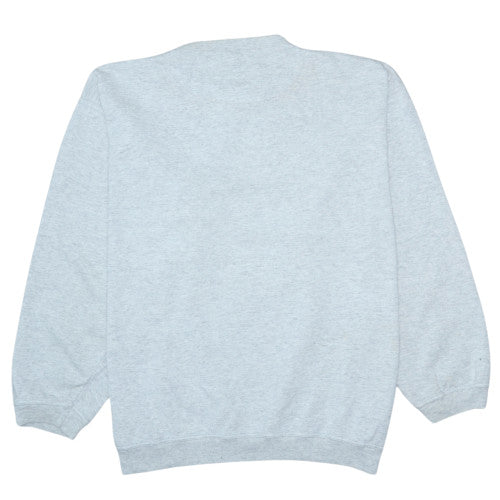 Champion Men’s Grey 2XL Pullover Sweatshirt Embroidered Logo Vintage