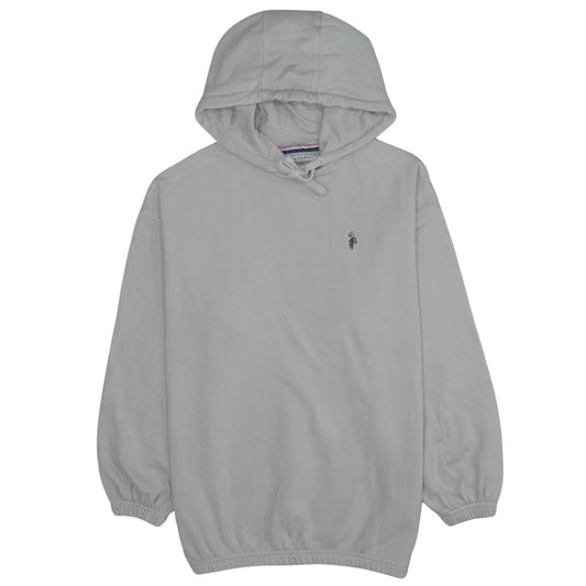 U.S. Polo Assn. Men's Beige Pullover Hoodie XS Embroidered Logo