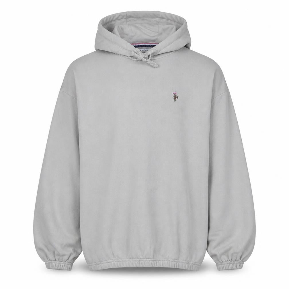 U.S. Polo Assn. Men's Beige Pullover Hoodie XS Embroidered Logo