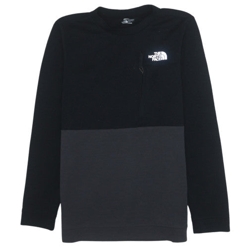 The North Face Boys Black XL Colourblock Fleece Pullover Sweatshirt
