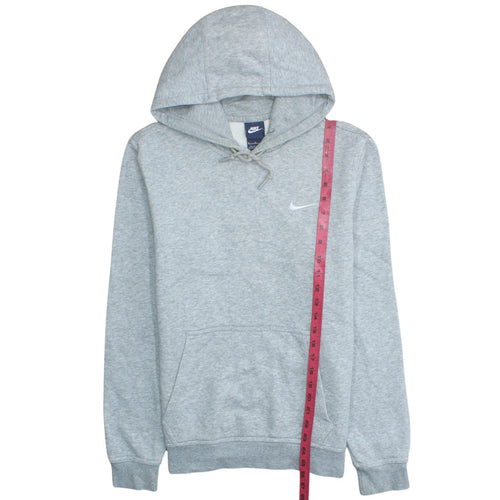 Nike Men's Grey Pullover Hoodie Medium Regular Fit Fleece Sweatshirt