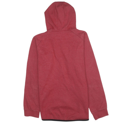 Nike Men's Red Full Zip Hoodie Size M Fleece Jacket