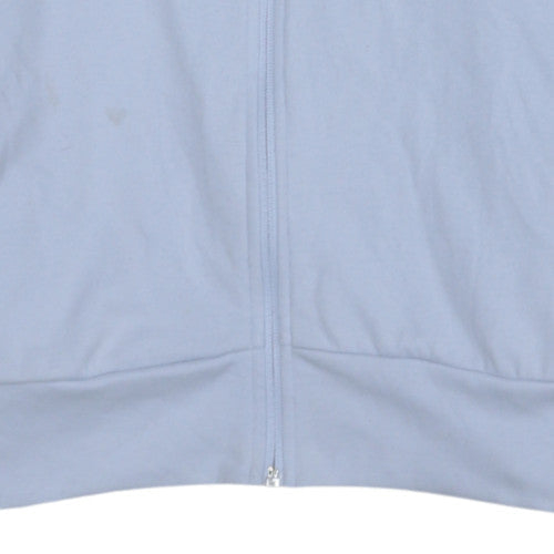 adidas Men's White Full Zip Collared Sweatshirt Size S