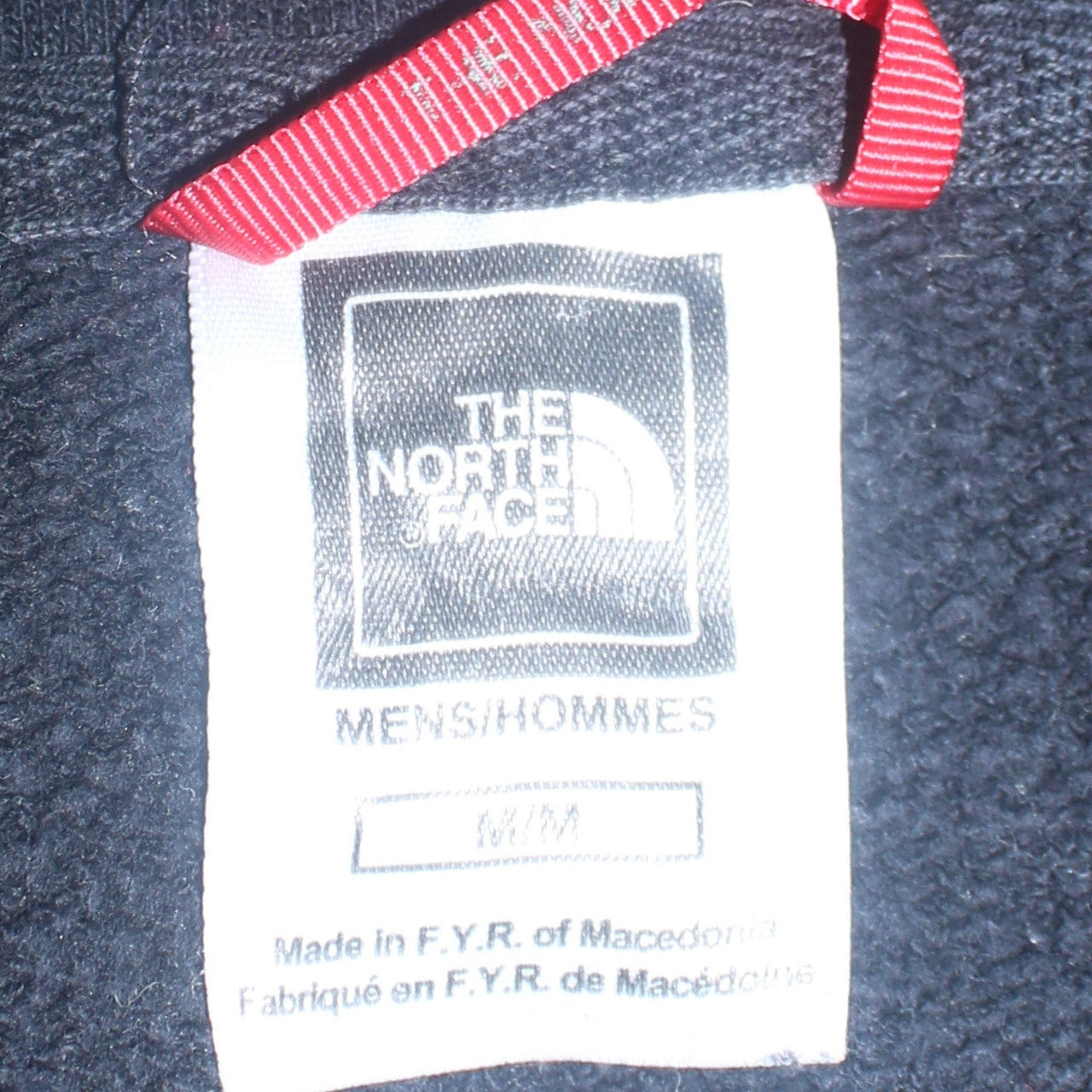 The North Face Mens Black Pullover Hoodie Size M Regular Fit Fleece