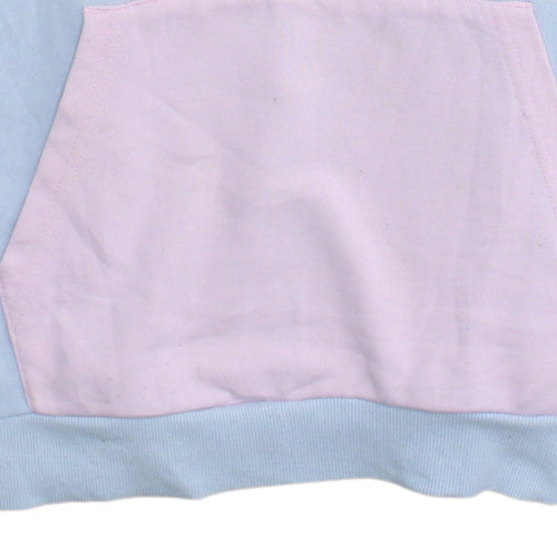 Ellesse Womens Multicoloured Hoodie UK 10 Pastel Pullover Cotton Blend