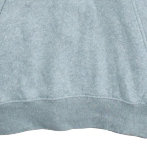 Nike Men’s Grey Pullover Hoodie M Regular Fit Fleece Sportswear