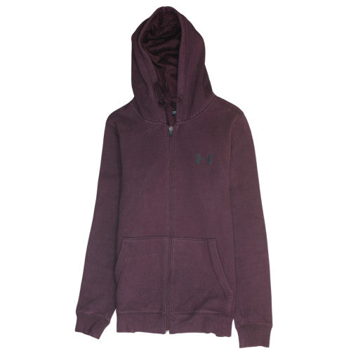 Under Armour Men's Purple Full Zip Hoodie Size S Fleece Sportswear