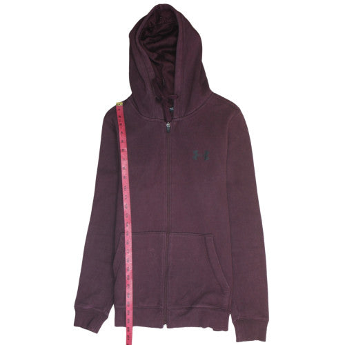 Under Armour Men's Purple Full Zip Hoodie Size S Fleece Sportswear