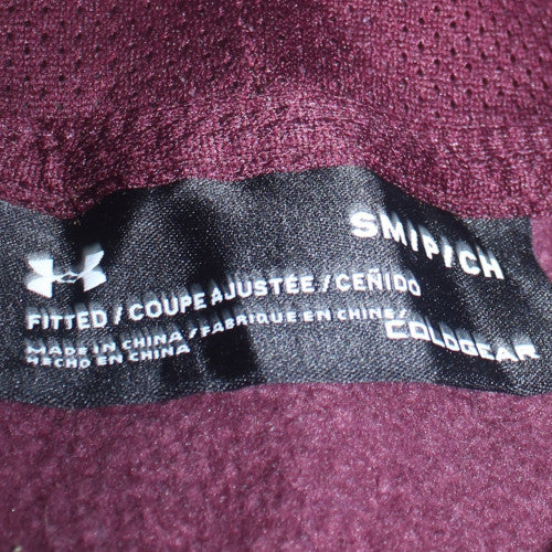 Under Armour Men's Purple Full Zip Hoodie Size S Fleece Sportswear
