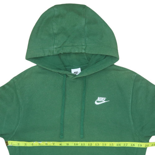 Nike Mens Green Pullover Fleece Hoodie XS Regular Fit Sports Style