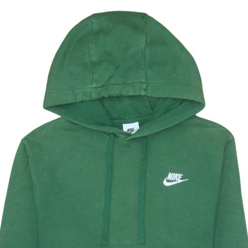 Nike Mens Green Pullover Fleece Hoodie XS Regular Fit Sports Style