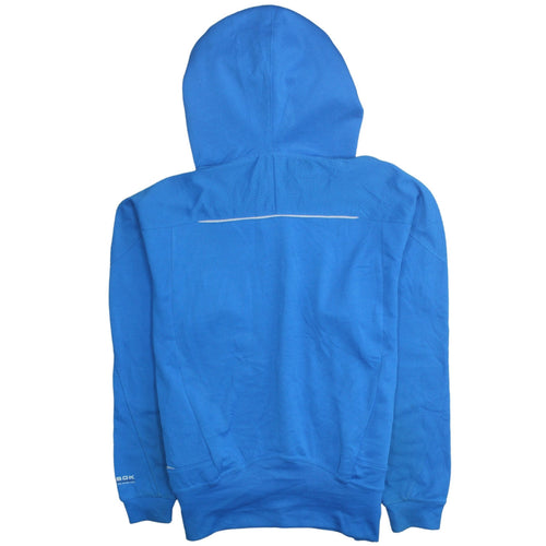 Reebok Men's Blue Pullover Hoodie Size M Lightweight Sportswear