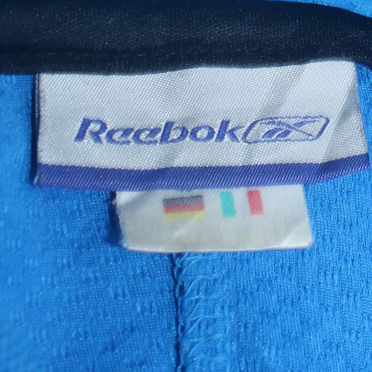 Reebok Men's Blue Pullover Hoodie Size M Lightweight Sportswear