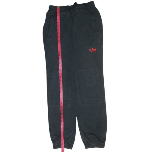adidas Men's Black Jogger Trousers XS Fleece Elastic Waist