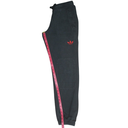 adidas Men's Black Jogger Trousers XS Fleece Elastic Waist