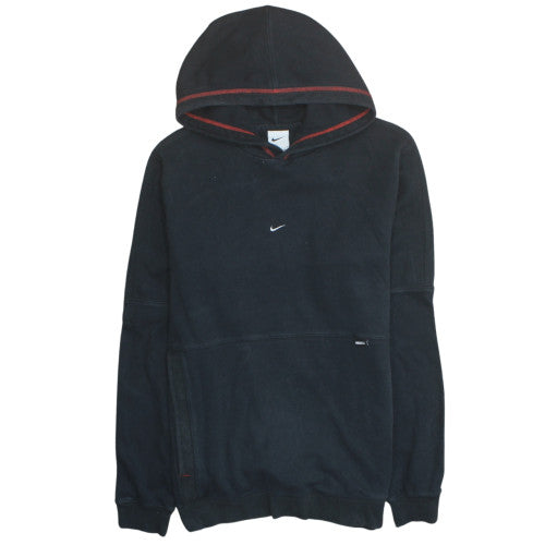 Nike Men's Black Medium Pullover Hoodie Fleece Sweatshirt