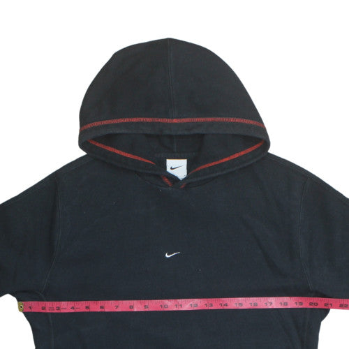 Nike Men's Black Medium Pullover Hoodie Fleece Sweatshirt