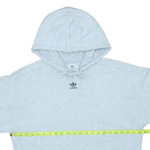 Adidas Women Grey Size 10 Cropped Hoodie Sweatshirt Casual