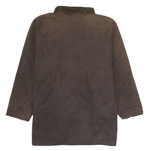 England Coprah Men’s Brown 2XL Waxed Cotton Country Coat