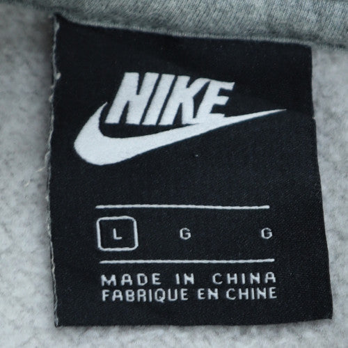 Nike Mens Grey Crew Neck Pullover Sweatshirt L Regular Fit