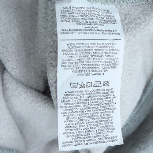 Nike Mens Grey Crew Neck Pullover Sweatshirt L Regular Fit