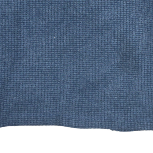 Weird Fish Men’s Blue Knit 1/4 Zip Collared Sweatshirt Size S