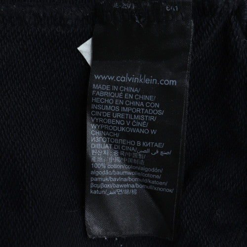 Calvin Klein Jeans Men's Black Pullover Hoodie Size S Logo Design