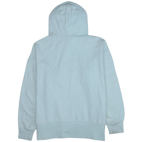 Adidas Women's Blue 1X Pullover Hoodie Cotton Blend Casual