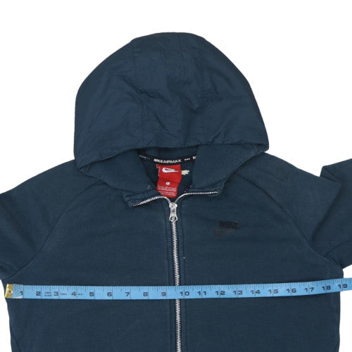 Nike Air Max Boys Blue Full Zip Hoodie Size L 12-13 Years