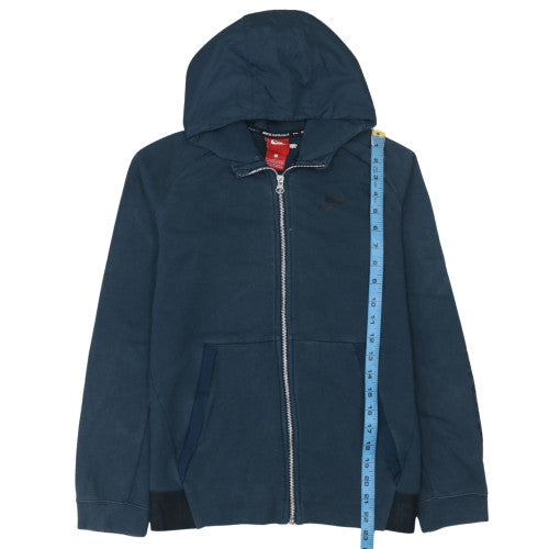 Nike Air Max Boys Blue Full Zip Hoodie Size L 12-13 Years