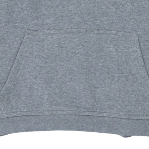 Nike Boys Grey XL Pullover Hoodie - Graphic Print Fleece Sweatshirt