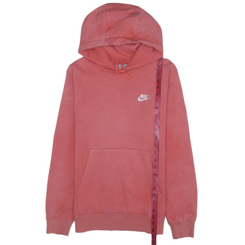 Nike Womens Pink Pullover Hoodie XS Hooded Sweatshirt