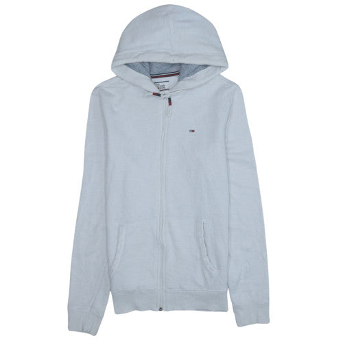 Tommy Hilfiger Men's White Full Zip Hoodie Size S