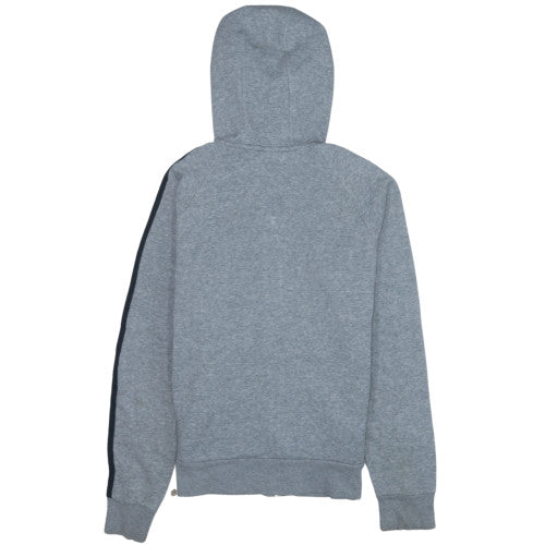 Adidas Women Grey Full Zip Hoodie Size 6 Classic Athletic Style