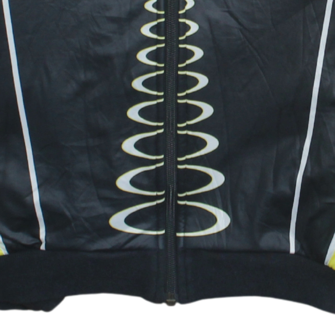 Decathlon Men's Black Yellow Hydra Track Jacket Size M Polyester