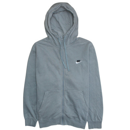 Nike Mens Grey Full Zip Hooded Fleece Hoodie XL