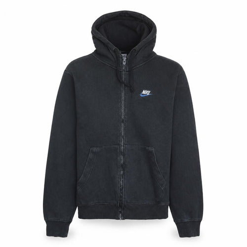 Nike Men's Black XS Full Zip Hoodie with Logo