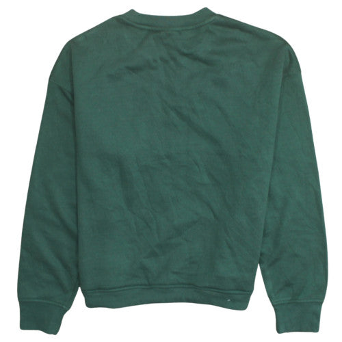 Disney Women Green Mickey Mouse XS Sweatshirt Crew Neck Pullover