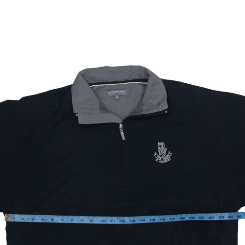 Lyle & Scott Men’s Black Short Sleeve 1/4 Zip Golf Jacket L