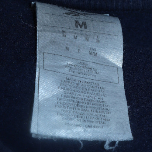 Reebok Men's Blue Pullover Sweatshirt M Crew Neck Fleece