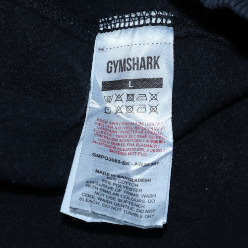 Gymshark Men's Black L Pullover Crew Neck Fleece Sweatshirt