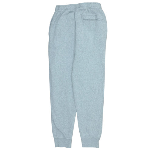 Nike Men Grey Fleece Sweatpants S Regular Fit Casual Trousers