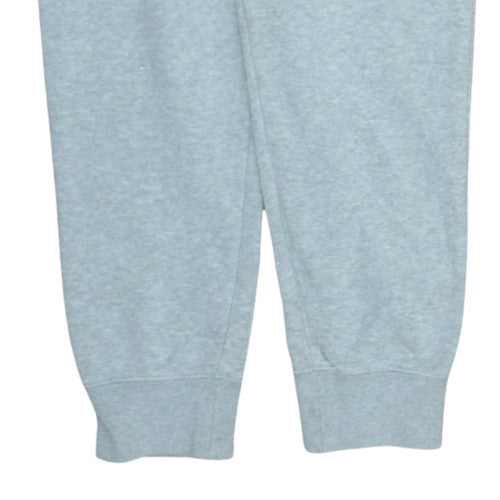 Nike Men Grey Fleece Sweatpants S Regular Fit Casual Trousers