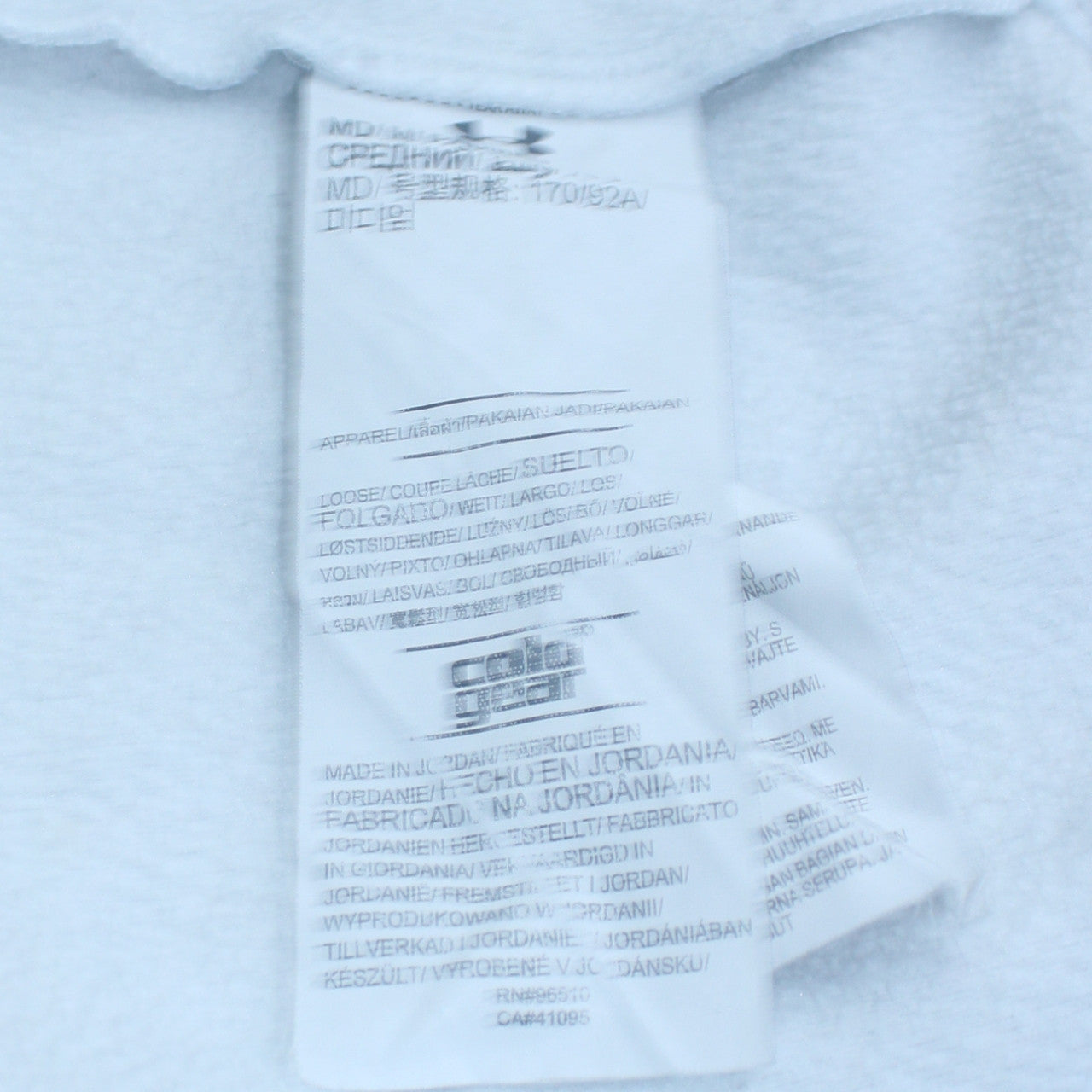 Under Armour Men's White M Pullover Hoodie ColdGear Loose Fit