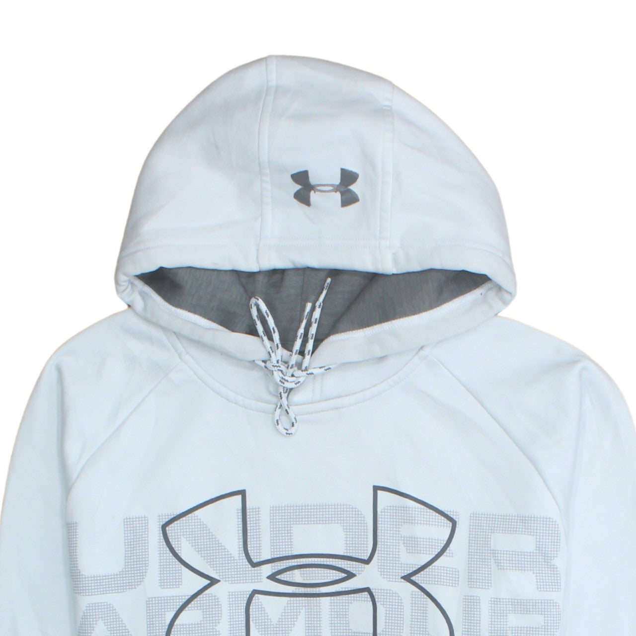Under Armour Men's White M Pullover Hoodie ColdGear Loose Fit