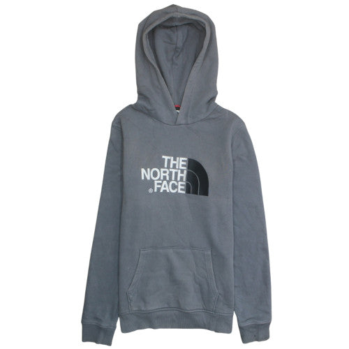 The North Face Boys Grey XL Hoodie Pullover 100% Cotton