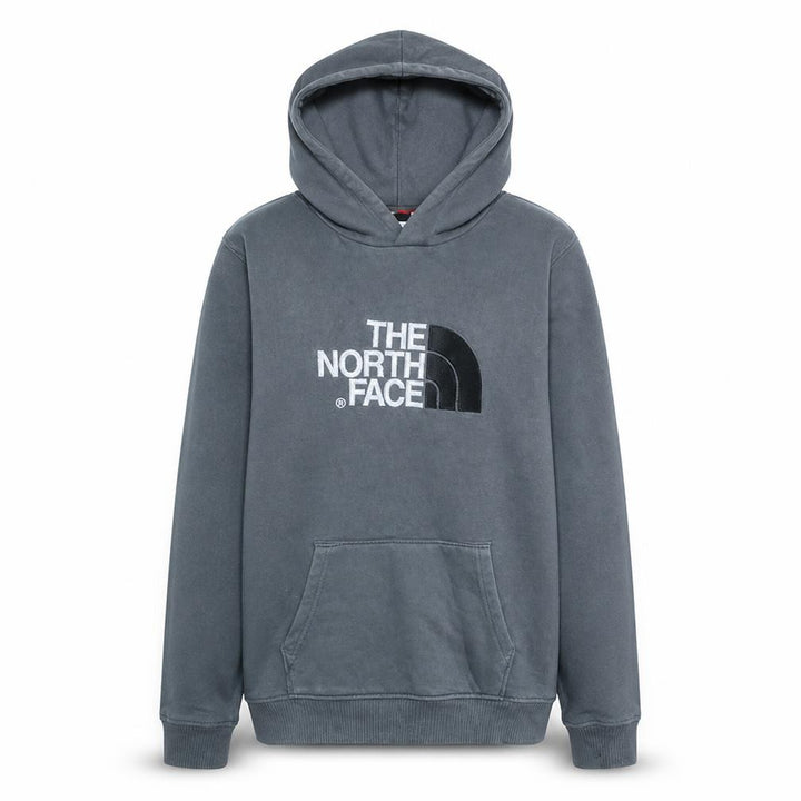 The North Face Boys Grey XL Hoodie Pullover 100% Cotton