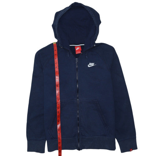 Nike Men's Blue Full Zip Hoodie Size M Fleece Sportswear